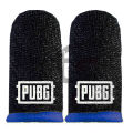 Text Logo Gaming Finger Sleeves - Mobile Gaming Finger Sleeve / Sweatproof Gloves for Mobile Gaming - Black / Finger Grip For Gaming / Gaming Finger Sleeves / Gaming Finger Gloves / Gaming Finger Cover / Gaming Finger Grip.