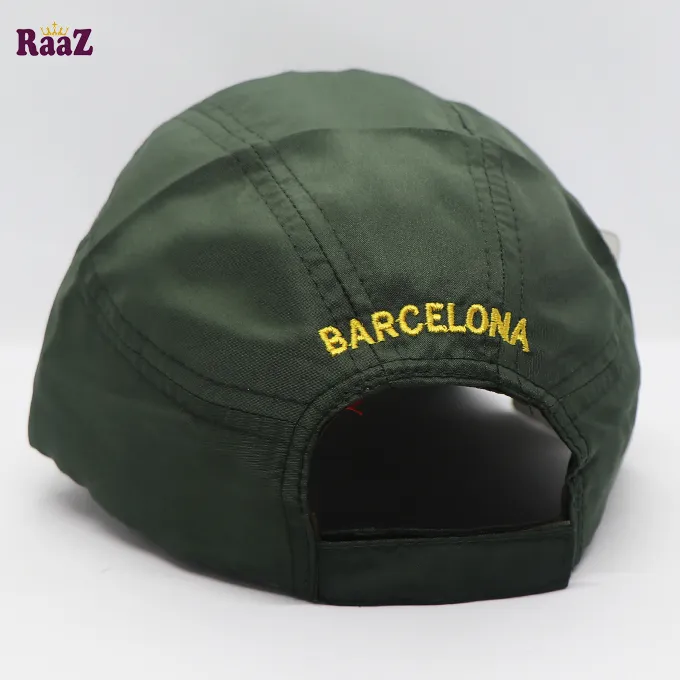 Green%20Barcelona%20Football%20Club%20FCB%20Peaked%20Hat%20Baseball%20Cap%20-%20Image%204
