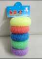 6 Pieces Dish Wash Scrubber - Multi Color.