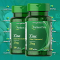 Puritan's Pride Zinc - 25mg - 100 Caplets. 