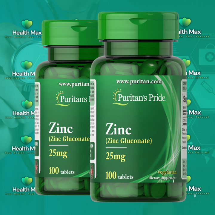 Puritan's%20Pride%20Zinc%20-%2025mg%20-%20100%20Caplets%20-%20Image%202