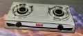 Kiam Gas Stove Stainless Steel-Double Burner- TSR 2050 (L.P.G).
