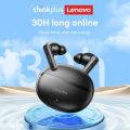 New Lenovo EA210 Earphones Wireless Bluetooth 5.3 Noise Cancelling Headset HiFi Stereo Music Touch Low Latency Gaming Headphones.