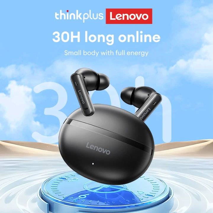 New Lenovo EA210 Earphones Wireless Bluetooth 5.3 Noise Cancelling Headset HiFi Stereo Music Touch Low Latency Gaming Headphones