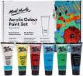 Mont Marte Acrylic Color Paint Set – 75ml Tubes | 6 Pcs.