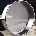 Round 304 Stainless Steel Lab Sieve Aperture Standard Sifters Shakers Kitchen Flour Powder Filter Screen Soil Strainer. 