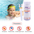 YIERYI 6 in 1 PH Test Strips Water Quality Test Strips Test PH/Chlorine/Bromine/Total Alkalinity/Cyanuric Acid for Aquarium Fish Tank Swimming Pools.