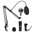 Maono AU-A03 Condenser Microphone Kit Podcast Mic with Boom Arm. 