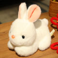 Stuffed Toys New Artificial Rabbit Plush Doll Cute White Rabbit Toy Kids Doll Gifts Wholesale Year of the Rabbit Mascot. 