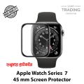 Apple Watch 45mm Apple Watch Series 7 Full Coverage PMMA Plastic Screen Protector.