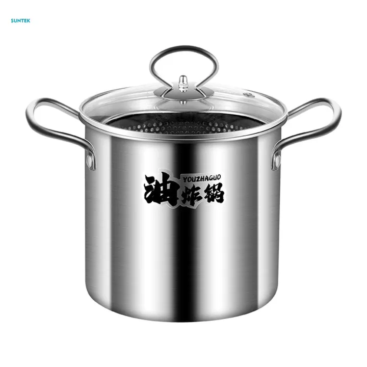 Stainless%20Steel%20Frying%20Pot%20Fryer%20Cooking%20Pot%20Heavy%20Duty%20with%20Glass%20Cover%20for%20Vegetables%20Chicken%20-%20Image%203