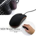 Lenovo-Mini-M20 Wired Mouse 1200Dpi Optical Usb 2.0 - Pro Gaming Mouse Optical Mice Frosted Surface For Computer Pc & Laptop.