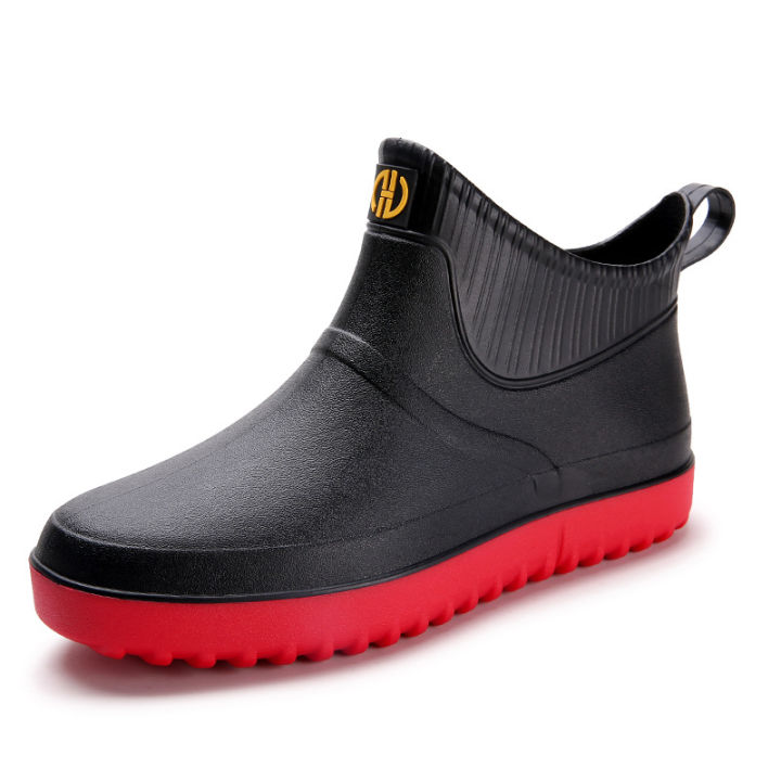 Cross%20border%20rain%20boots%20men's%20low-top%20rain%20boots%20short%20tube%20anti-slip%20car%20wash%20water%20shoes%20rubber%20shoes%20waterproof%20tide%20fashion%20anti-slip%20overshoes%20wholesale%20-%20Image%205