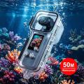 For DJI Osmo Pocket 4 Gimbal Camera 50m Diving Waterproof Case (Transparent). 