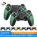 Wireless Doubles Game Controller for PC Handheld Joystick Gamepad For TV Computer Game Box 2.4G Gamepad Joystick For Android. 