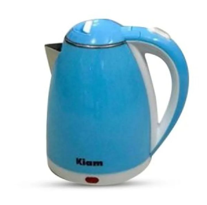 Kiam Electric Kettle Half Steel (Plastic Body) 1.8 Ltr -109-1 Piece