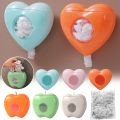 Heart Shape Wrap Storage Box Cling Film Organization Wall-mounted Dustproof BoxFood Cover Plastic Wrap Rack Home Kitchen Storage. 