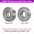 608ZZ Deep Groove Bearings 608 ZZ 8 x 22 x 7mm Bearing Steel Hole diameter 8mm Rod Bearings. 