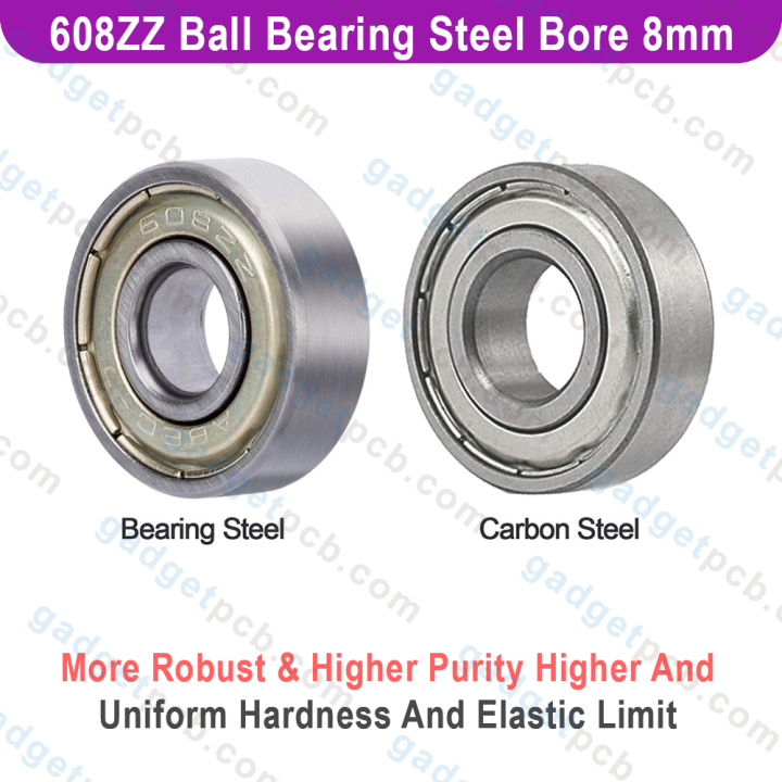 608ZZ%20Deep%20Groove%20Bearings%20608%20ZZ%208%20x%2022%20x%207mm%20Bearing%20Steel%20Hole%20diameter%208mm%20Rod%20Bearings%20-%20Image%205