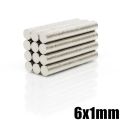 6x1mm DISC Neodymium Magnet 6x1mm Industrial Super Strong Neodymium Disc Magnets Super Strength Permanent For Garage Kitchen Science Craft Projects. 