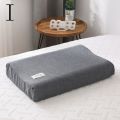 Home Textile Cotton Latex Pillows Case Solid Color 50*30cm/60*40cm Pillow Cover Soft Comfortable Sleeping Pillowcase Pillow.