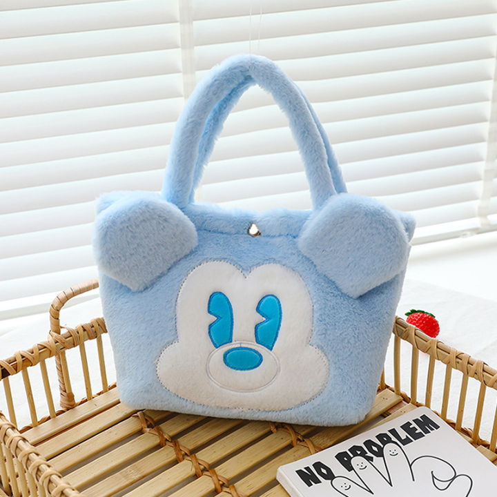 【Nice Day Toy Findings Store】（NEW）Sanrio Plush Tote Bag HelloKitty Kuromi Melody Kawaii