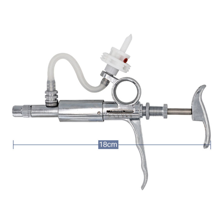 Livestock Adjustable Automatic Continuous Syringe Veterinary Injection ...