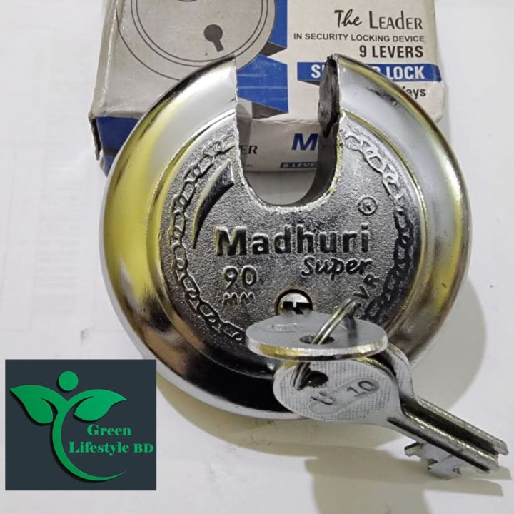 90/100 mm 10 livers Shatter lock/ Tala. specially made for Heavy duty shutter security.