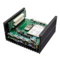 Fanless Industrial Computer, 6/7/8th Gen. Core i3/i5/i7 U Processor, 6*COM, 8*USB, 2*GLAN, 2*PCI Slot, 8GB RAM, 256GB SSD. 