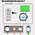 20mm, 22mm Metal Straps For Huawei Imilab Huawei Noise Xinji Haylou Amazfit Mibro Microwear Kieslect or Where applicable.