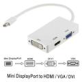 Mini DisplayPort to HDMI DVI VGA Adapter,Microsoft Surface Pro 6 5 4 3 Video Display Converter,Thunderbolt to HDMI VGA DVI Adaptor. 