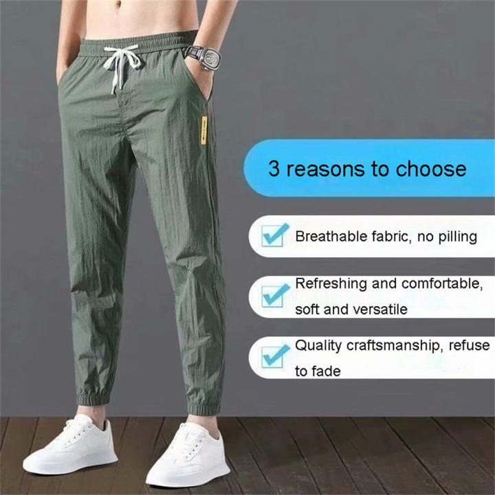 Breathable%20Men's%20Pants%20Comfortable%20Casual%20Ice%20Silk%20Jogging%20Pants%20Loose%20Fit%20Sports%20Summer%20Trousers%20for%20Summer%20Wear%20Athletic%20Apparel%20Casual%20Outfit%20Men's%20Clothing%20Street%20Fashion%20-%20Image%205