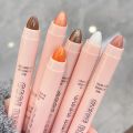 6 Colors Lazy Eye Makeup Cosmetic Waterproof Diamond Pearlescent Brightening Eye Shadow Face Eye Shimmer Highlight Eyeshadow Pen Double Head Glitter Shiny Eyeshadow Stick. 
