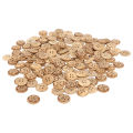 Round Buttons, Smoothing Durable 150Pcs Wooden Buttons for Sewing. 