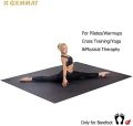 Yoga Mat 6'x6'x7mm, Thick Workout Mats for Home Gym Flooring, Extra Wide and Thick, Non-Slip Quick Resilient Barefoot Ex. 