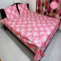 King Size Premium Bed Sheet 88" x 98" with 2 Pillow Covers new design is 17.
