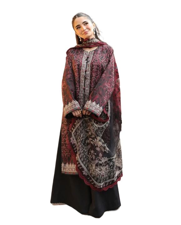 Cotton Silk Digital printed Ready made Three pcs for women