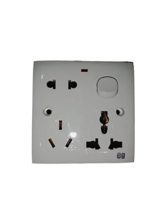 Energypac 8 Pin Combination Socket With Switch | Daraz.com.bd