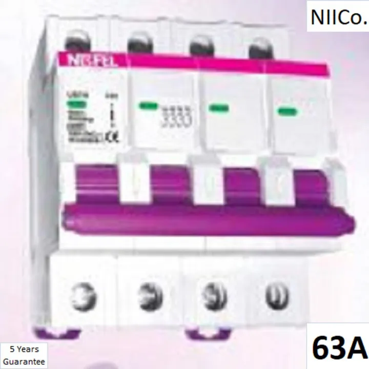 Circuit Breaker  NESFEL  MCB-Four Pole 63A