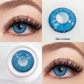 OVOLOOK-1pair(2pcs) Anime Cosplay Color Contact Lenses For Eyes Red Blue Multicolored Eye Color Lens Beauty Colored Eye Lenses. 
