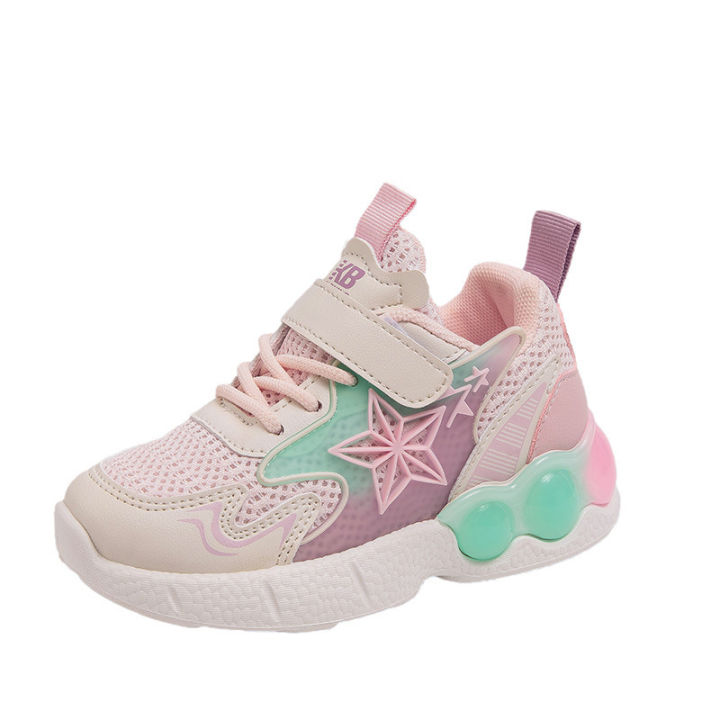 2023%20New%20Styles%20for%20Medium%20and%20University%20Students%20Boys%20and%20Girls%20Shoes%20Velcro%20Mesh%20Athleisure%20Shoes%20Striped%20Vintage%20Dad%20Shoes%20-%20Image%205