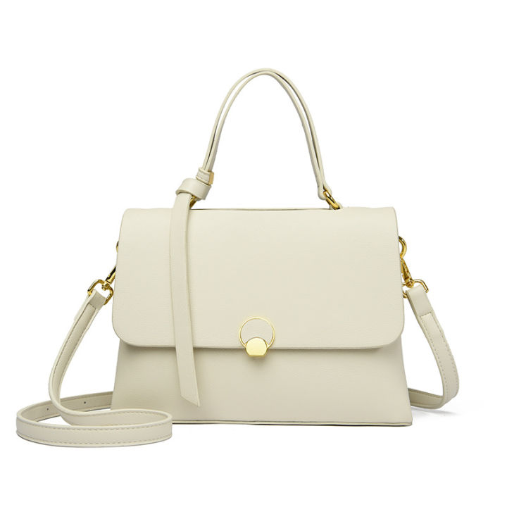 Genuine%20Leather%20Bag%20Women's%202023%20New%20High-value%20Versatile%20Women's%20Leather%20Doctor%20Bag%20Commuter%20Bag%20Simple%20Temperament%20One-Shoulder%20Handbag%20-%20Image%208