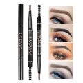 HANDAIYAN Eyebrow Tattoo Pencil Brush Double Ended Microblading Lasting Fine Sketch Tint Liquid Eyebrow Pen.