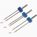 BRADOO-6Pack Double Twin Needles Wrinkled Needle with 2 PCS 9 Groove Pintuck Presser Foot for Sewing Machine Accessories 5FM.