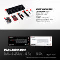 FANTECH ATOM HE68 MK811 Wired Magnetic Gaming Keyboard Black. 