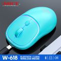 The new IMICE cross-border rechargeable ultra-long battery life 2.4G wireless silent mouse W-618. 