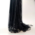 1.5mm metal Back beads chain Iron /Brass / Stainless steel ball chain for necklace.