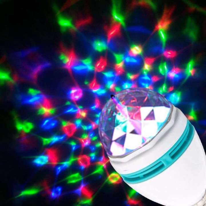 LED DJ Disco Moving Bulb Light Multi-Colour