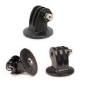 Sports Action Camera Tripod Adapter Monopod Mount Holder 1/4" screw-1 PCS- Black. 