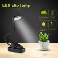 LED Clip Light Adjustable Desk Lamp Student Eye Protection Bedside Night Reading Desk Lamp Night Lighting Table Lamp 1Pcs. 
